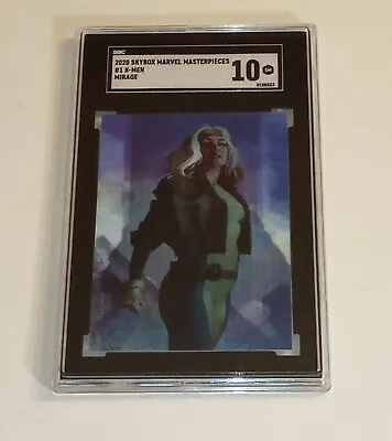 2020 UD MARVEL MASTERPIECES SGC 10 GEM Mirage X-MEN Cable Rogue Professor X • $99.99