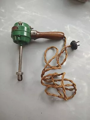 Antique Thompson's Malted Milk Polar Cub Type H Electric Hand Mixer - Works • $40
