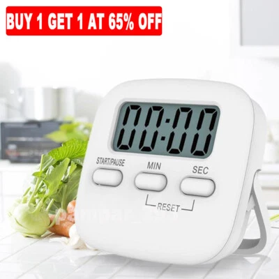 £3.85 • Buy Magnetic Digital Kitchen Timer Alarm Clock Minute Countdown LCD For Cooking UK~