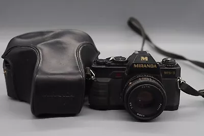 Miranda  MS-3 Film Camera With Petri 50mm F2 Lens And Case (0280) • £15