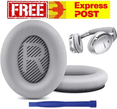 Replacement Ear Pads For Bose QuietComfort 25 / 35 II (Silver/Grey) Earpads New • $38.83