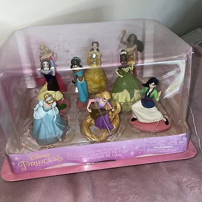 £21.99 • Buy Disney Store Disney Princess Deluxe 9 Figurine Playset New Boxed ❤️