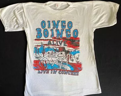 Oingo Boingo Live In Concert 80'S Rare And Scarce T Shirt Classic NH9701 • $21.99