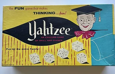 Vintage Yahtzee Dice Game 1961  • $18
