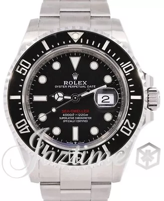 Rolex Sea-Dweller Red Black Steel 43mm 126600 BRAND NEW • $15999