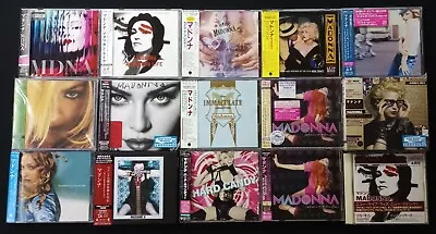 Madonna - Japan Imports CDs Bundle Of 15 With OBI & Booklets • $325