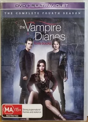 The Vampire Diaries Season 4 (DVD 2013) Nina Dobrev Region 4 PAL - VGC • $6.48