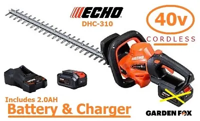 New - ECHO DHC-310 40v 2.0AH Cordless Hedgetrimmer 4934110780032+94+70 • £259.97