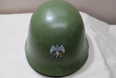 Yugoslavian War Serbian M59 Steel Helmet Communist Red Star Military Army JNA P8 • $39.95