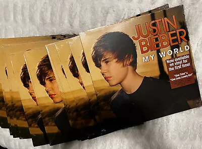 New Sealed Justin Bieber My World 12  Vinyl Lp Record 2016 Original Pressing • $35.99