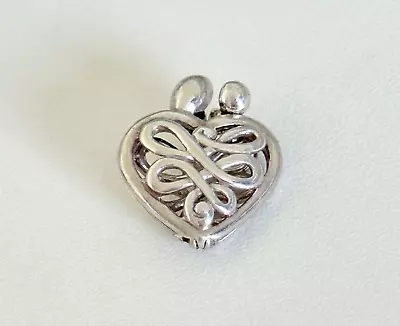 Vintage 925 Sterling Silver Carolyn Pollack Mom & Baby Heart Locket Pendant • $49.99