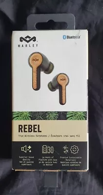 House Of Marley Rebel In-Ear Wireless Earbuds - Black • £25