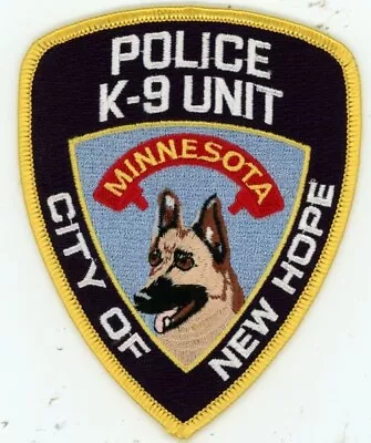 Minnesota Mn New Hope Police K-9 Nice Shoulder Patch Sheriff • $8.49