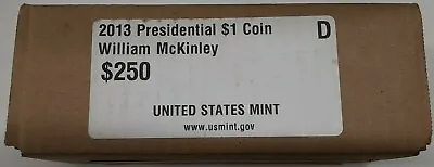 $595 • Buy 2013-D William McKinley Presidential Dollar Sealed Box Of 250 BU 1$ Coins  