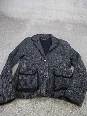 Marc By Marc Jacobs Blazer Womens Medium Gray Wool Knit • $17.99