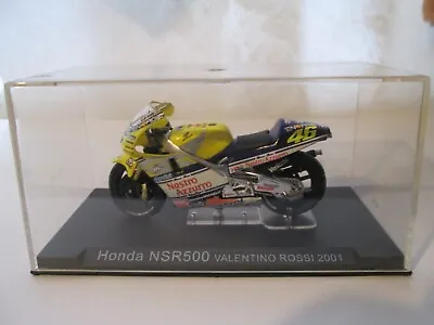Valentino Rossi Honda Nsr500 2001 1-24 Scale Ixo Motorcycle Model • £8.99
