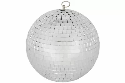 Mirror Ball Silver Glass Lightweight Party Disco DJ Hanging Point Various Sizes • £39.99