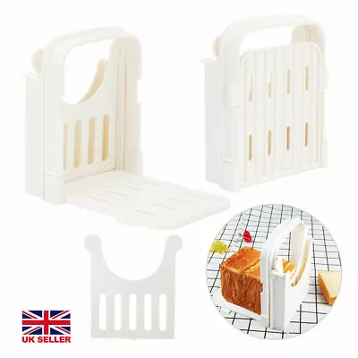 £7.99 • Buy Toast Bread Slicer Plastic Foldable Loaf Cutter Rack Bread Cutting Slicing Tools
