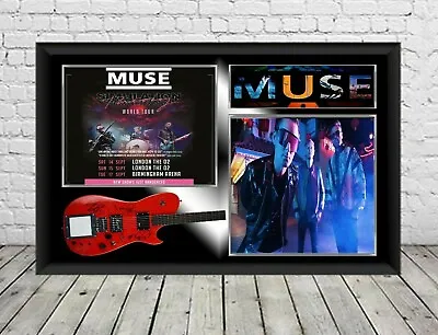 Muse Signed Photo Print Autographed Poster Memorabilia • £7.59