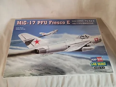 HobbyBoss 1/48 Model Airplane Kit Mig-17 PFU Fresco E 80337 Sealed • $28