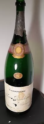  Louis Roderer Reims France Champagne Empty Jeroboam Glass Display Bottle Rare  • £69.95