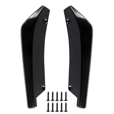 Universal Black Rear Bumper Lip Diffuser Splitter Canard Protector Car 2PCS▌ • $18.49