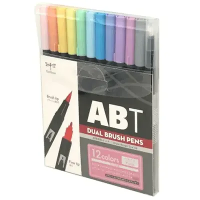 Tombow ABT Dual Brush Pen Markers - Set Of 12 (Choose Your Pack) • $64.99