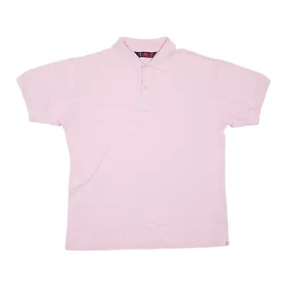 KAPPA Polo Shirt Pink Short Sleeve Mens L • £9.99