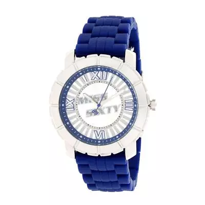 MISS SIXTY STAR SIJ002 Swarovski Blue Silicone Colorful Watch M60 • $41.72