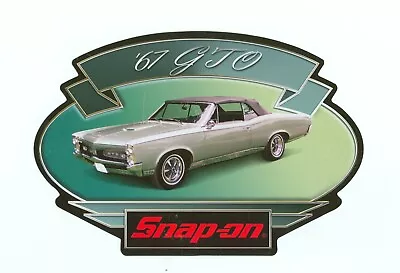  NEW  Vintage Snap-on Tools Tool Box Sticker Decal Man Cave Garage 67 GTO #20 • $33.64