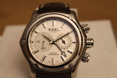 $2495 • Buy Ebel 1911 BTR GMT Mens Watch - Mint Condition