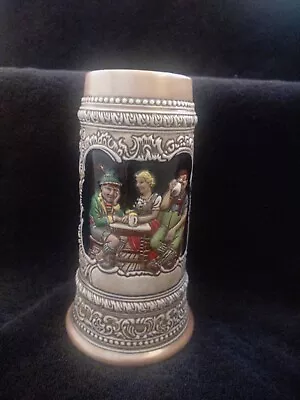 Vintage Ceramarte Beer Stein Tavern Scene • $12