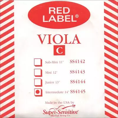 Red Label Viola C String - Nickel/steel (up To 14 • $8.78