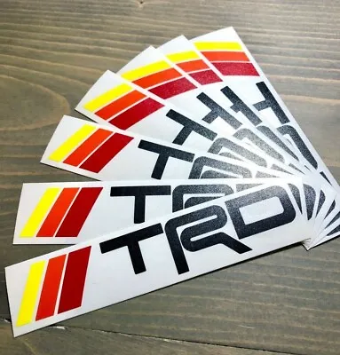 TRD 4Runner Decal Sticker 5.5  Toyota 4 Runner Tacoma FJ DIE CUT Retro Stripes • $7.99