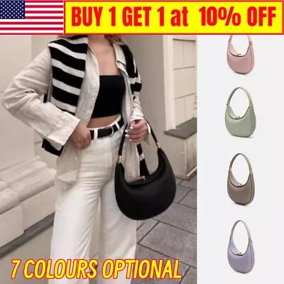 Songmont Luna Bag Leather Crescent Bag For Women，Fashion Shoulder Underarm Bag • $49.99