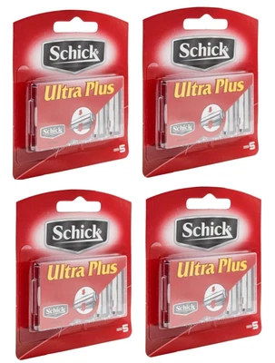 $33.99 • Buy Schick Ultra Plus Razor Blades/Cartridges 20 Pack 100% Brand New
