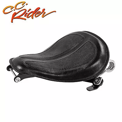 C.C. RIDER Solo Driver Seat Fit For Harley Sportster Iron 883 1200 48 72 10-Up • $129