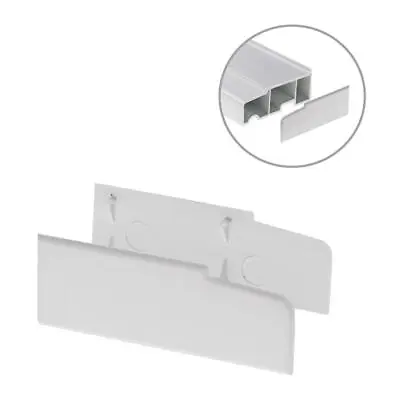 £3.19 • Buy White UPVC Pair Window And Door Cill End Caps Fits 85mm Eurocell Stub Sills