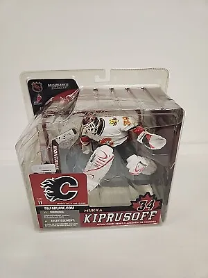 Mcfarlane Nhl Mikka Kiprusoff Calgary Flames Series 11 White Jersey • $36.35