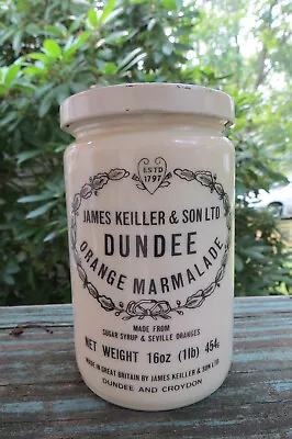 Dundee Croydon Orange Marmalade JarcrocklidGreat BritainKeiller & Sons16 Oz • $41.99