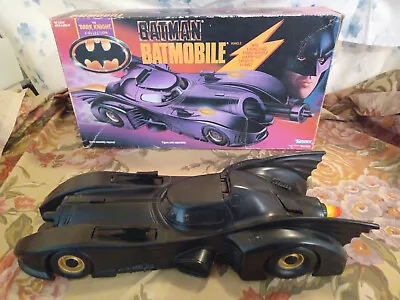 Vintage 1990 Batman Batmobile With Box Keaton • $274