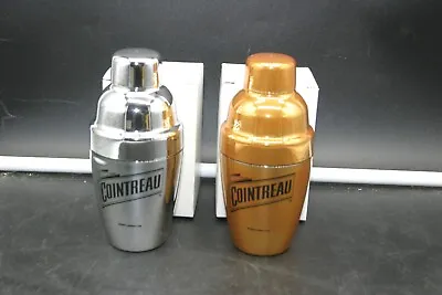 Lot Of 2 Cointreau Mini 3 Pc Shaker W/ Lid & Pouring Spout Recipes NEW! WOW!! • $17.99