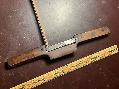 Vintage 10” Wooden Spokeshave Tool Spoke Shave Adjustable  *t • $10