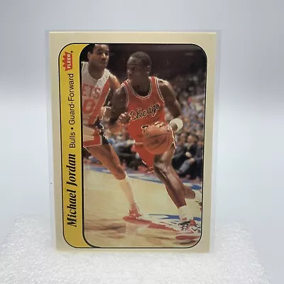 1986 Fleer Michael Jordan Sticker #8 Ungraded Excellent Condition • $500