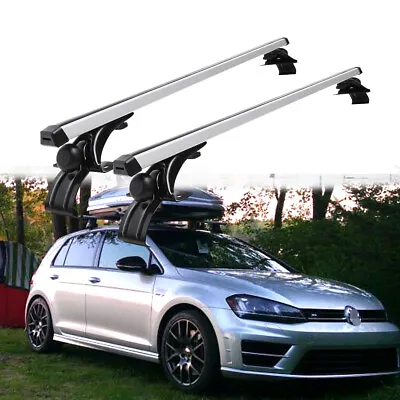 For VW Golf Passat Jetta Aluminum Car Top Roof Rack Cross Bar 48 Luggage Carrier • $159.98