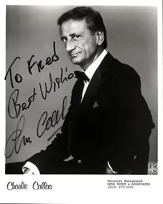 Charlie Callas Actor Comedian Autographed Signed 8x10 With Coa • $34.95