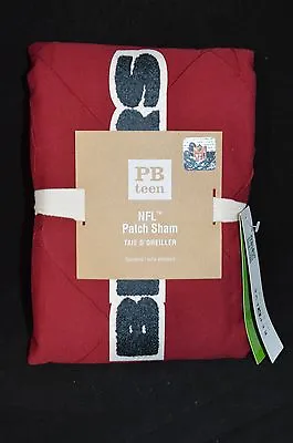 Pottery Barn Teen Kids NFL Patch Chicago Bears Sham Standard Football #14A • $19.99