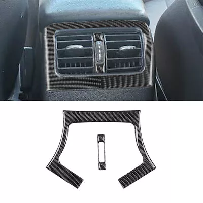 2Pcs Carbon Fiber Interior Rear Air Vent Cover Trim For Mercedes-Benz W203 05-07 • $13.82