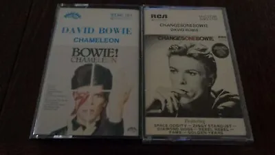 DAVID BOWIE - CHANGES ONE BOWIE & CHAMELEON 2 Bowie Cassettes In VGC • $19.99