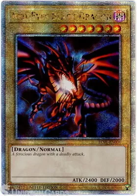 LC01-EN006 Red-Eyes Black Dragon : Quarter Century Secret Rare Limited Edition M • £4.29